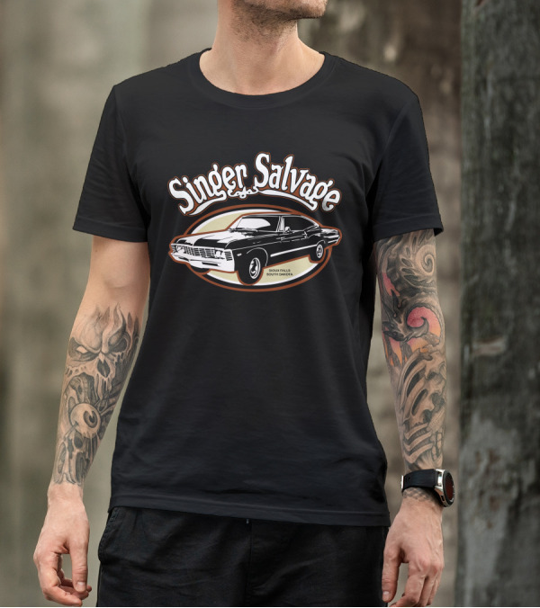 Singer Salvage Sioux Falls South Dakota Car T-Shirt