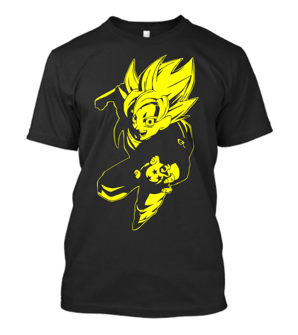 Son Goku Super Saiyan Holding Dragon Ball Z Fun T-Shirt