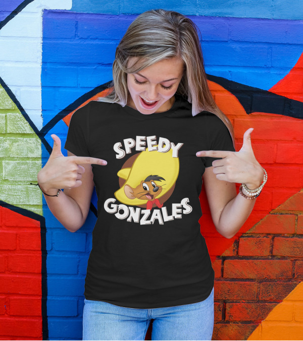 Speedy Gonzales Character With Iconic Big Yellow Sombrero T-Shirt