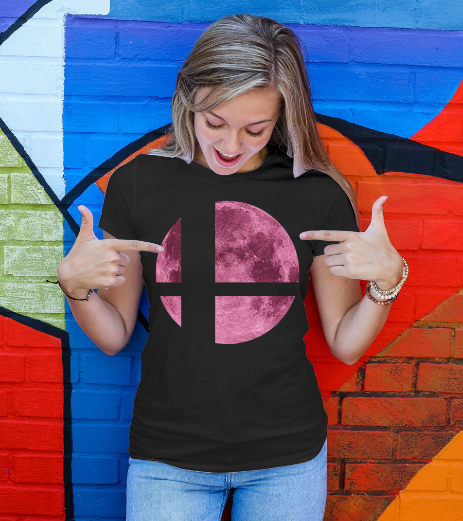 Super Smash Bros Pink Moon T-Shirt