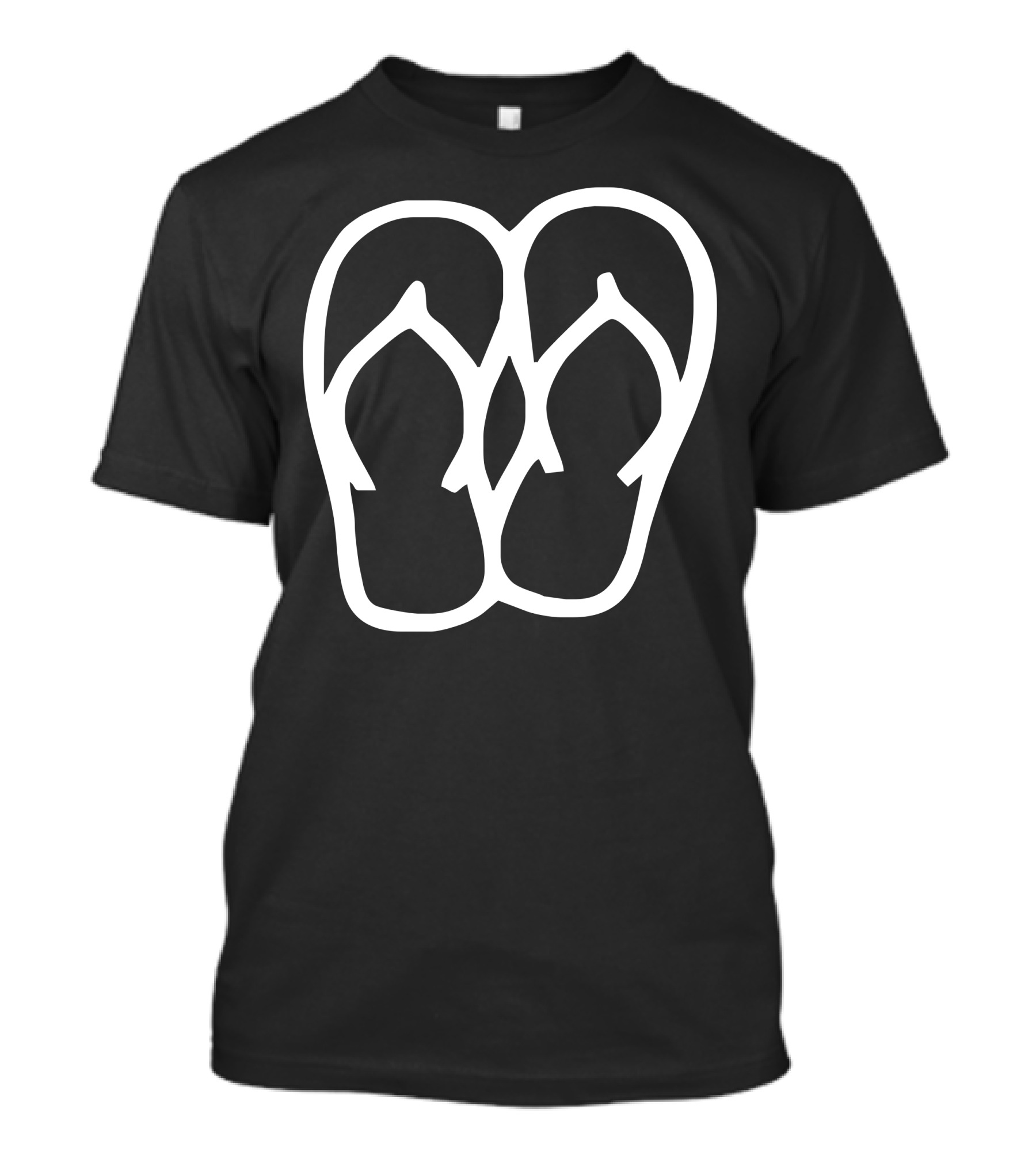 Flip Flops Sticker Vinyl Decal Tropical Summer Sandals Beach Shoes T-Shirt