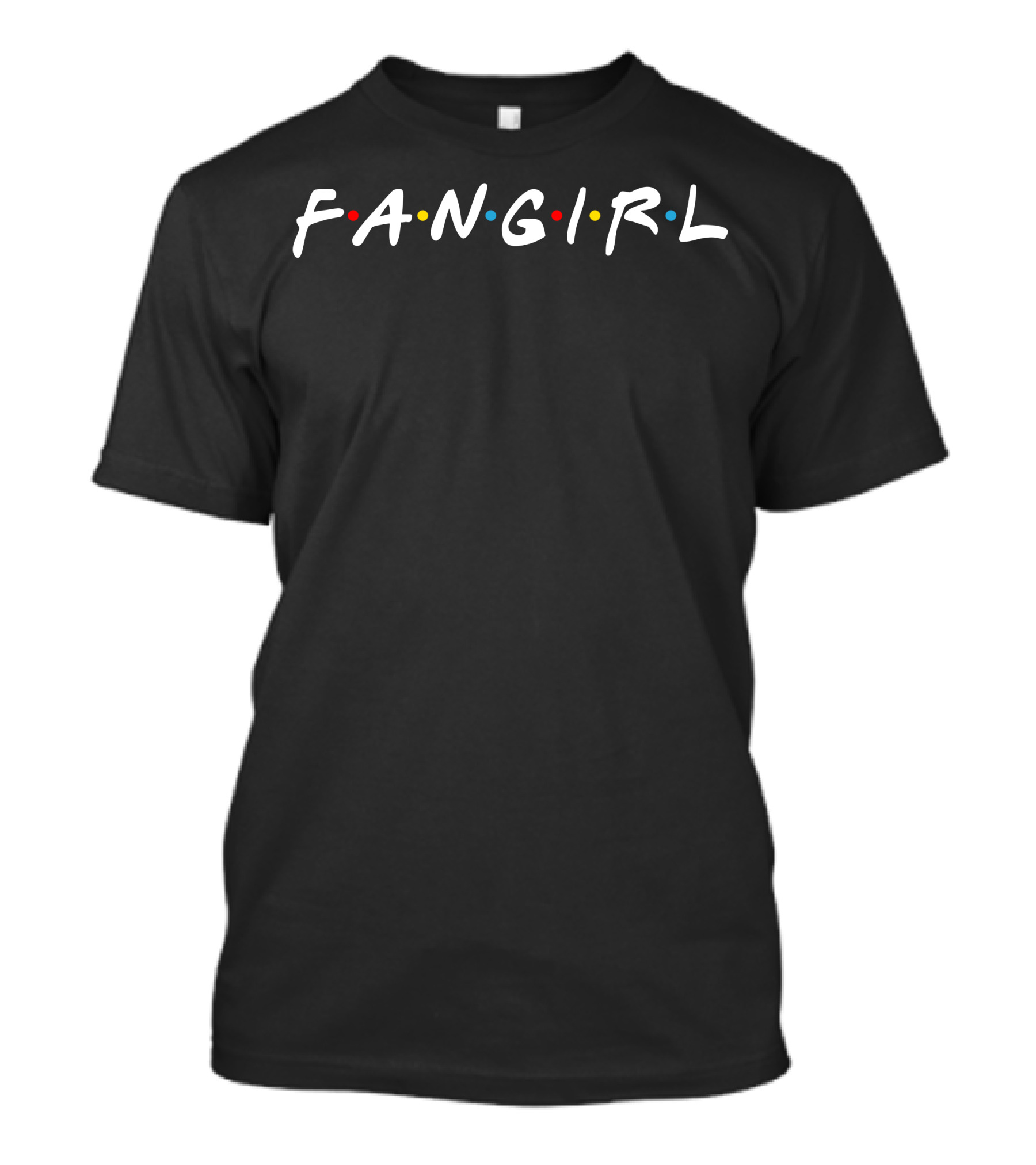 Fangirl Friends TV Show Parody Dark T-Shirt