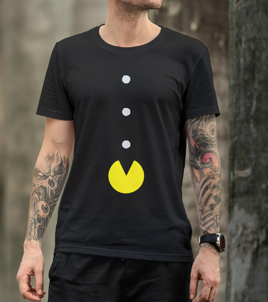 Funny 80s Pac-Man Retro Game Inspired T-Shirt