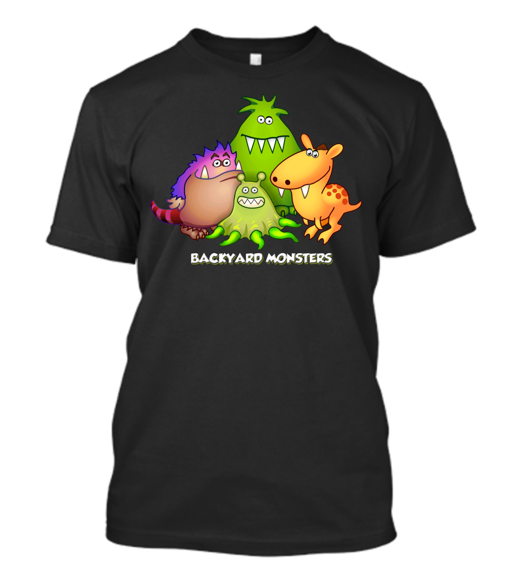 Backyard Monsters Funny Creatures Collection T-Shirt