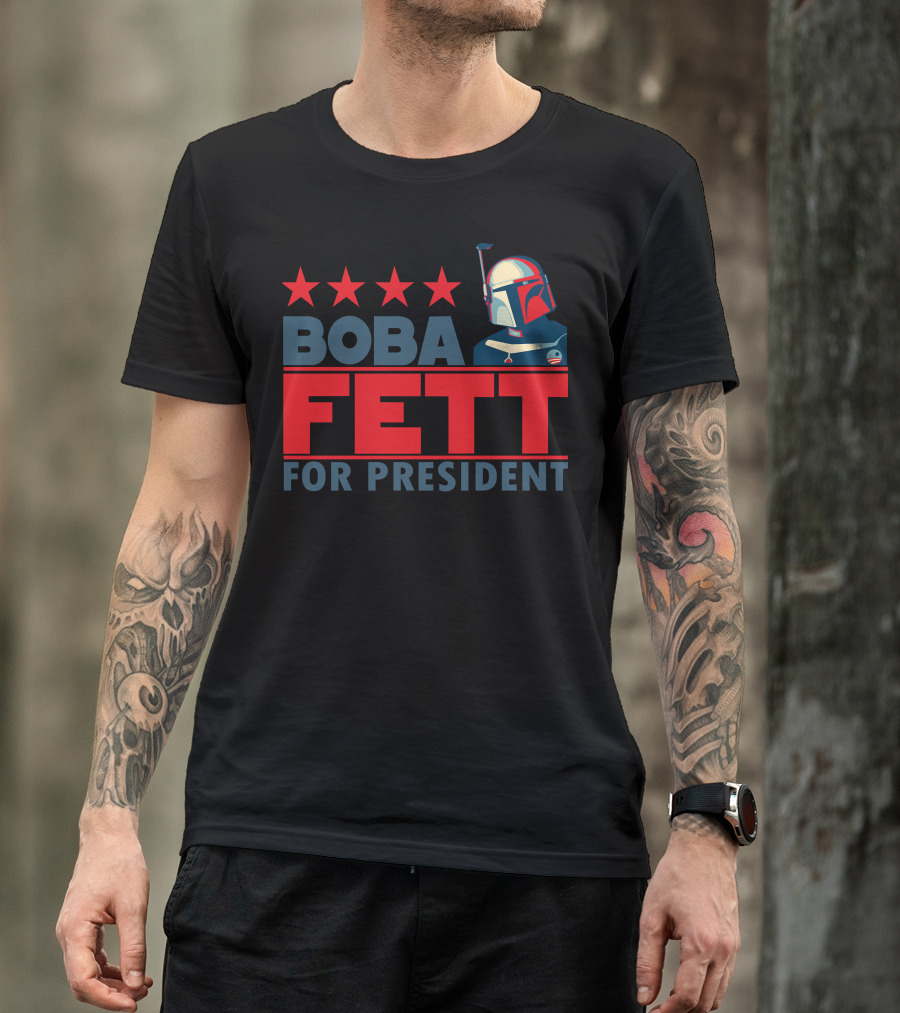 Boba Fett For President Star Wars T-Shirt