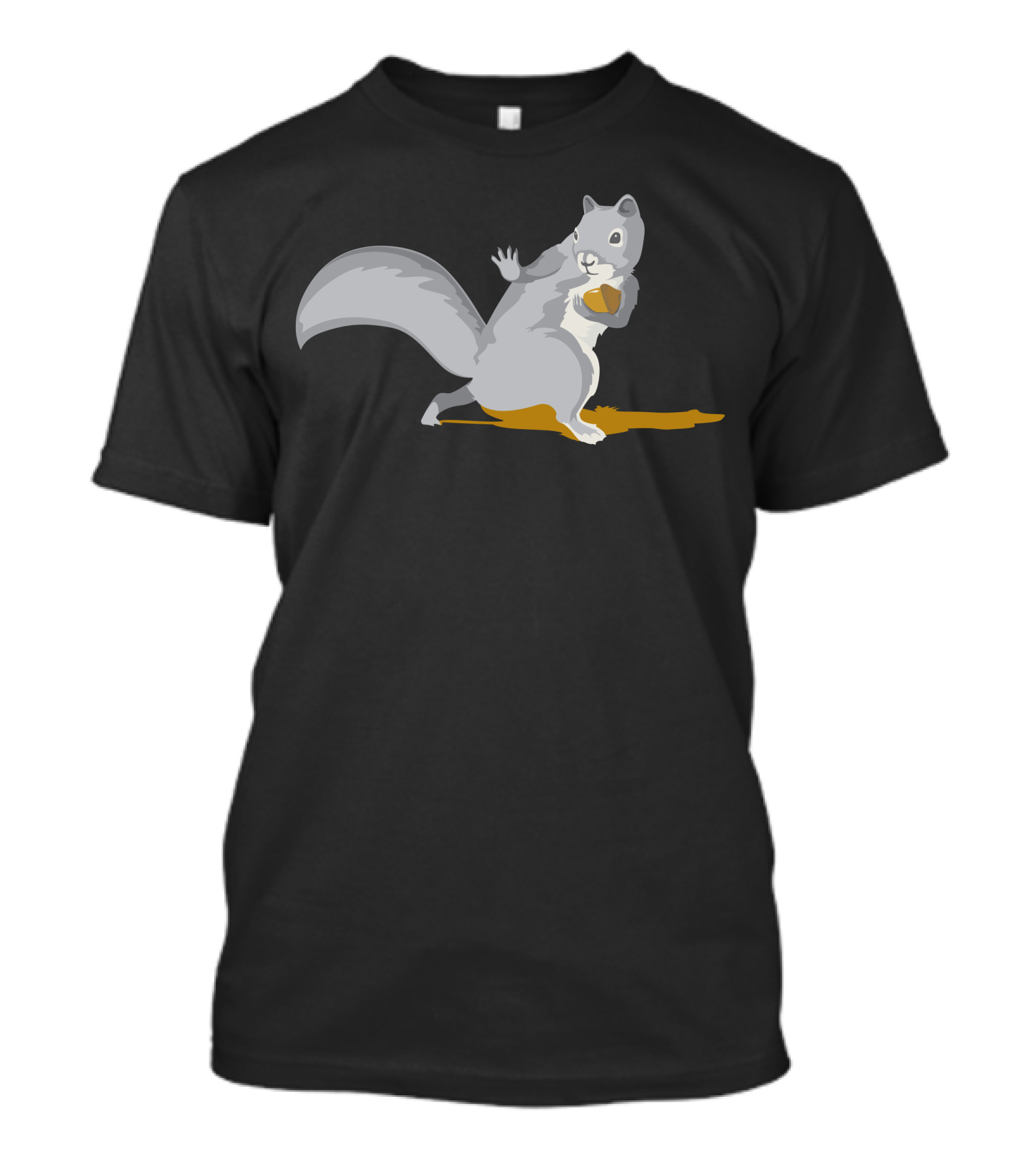 Funny Squirrel With Acorn And Shocked Expression T-Shirt