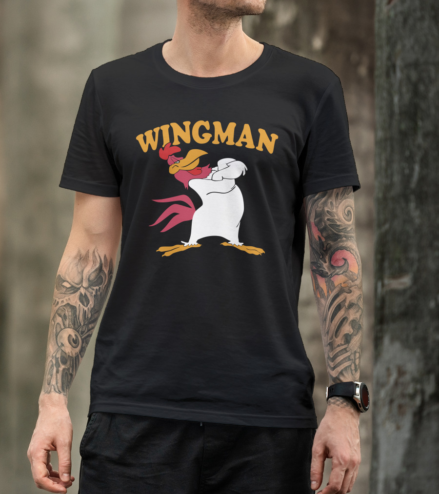 Wingman Rooster Pose T-Shirt