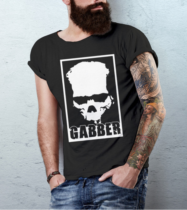 Gabber Skull Face T-Shirt