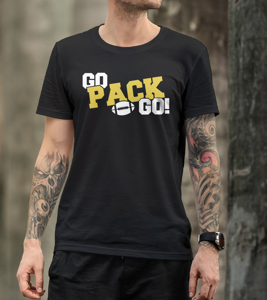 Go Pack Go Football Enthusiast Cheer T-Shirt