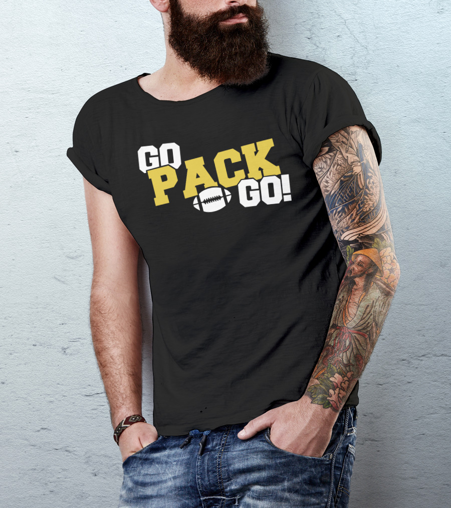 Go Pack Go Football Enthusiast Cheer T-Shirt