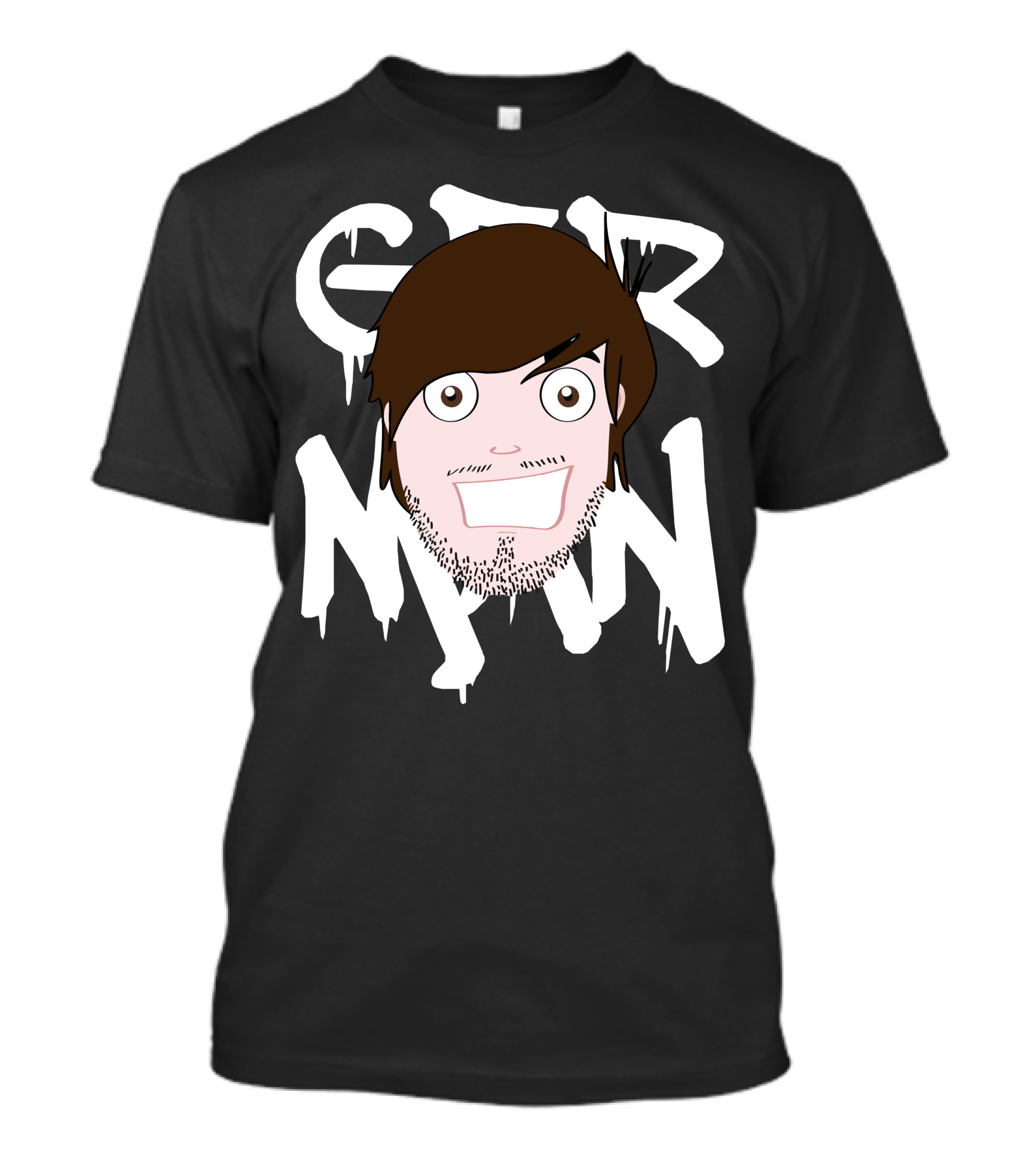 Holasoygerman Cartoon Character Face T-Shirt