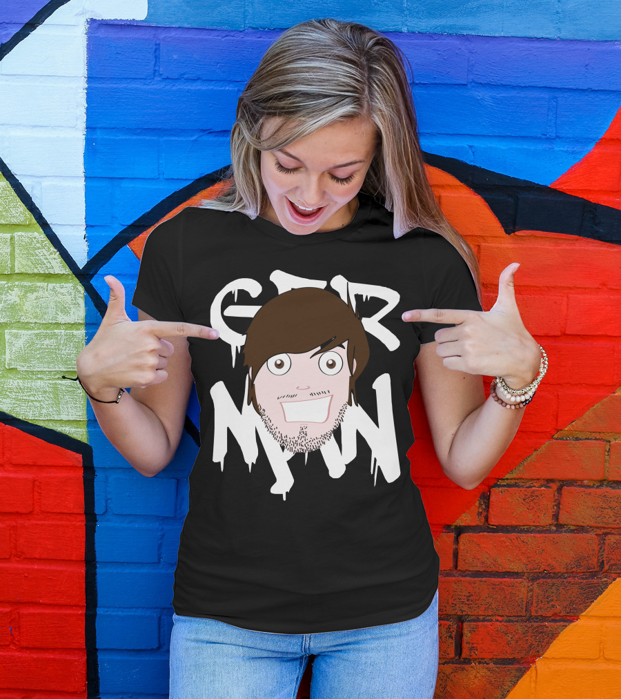 Holasoygerman Cartoon Character Face T-Shirt