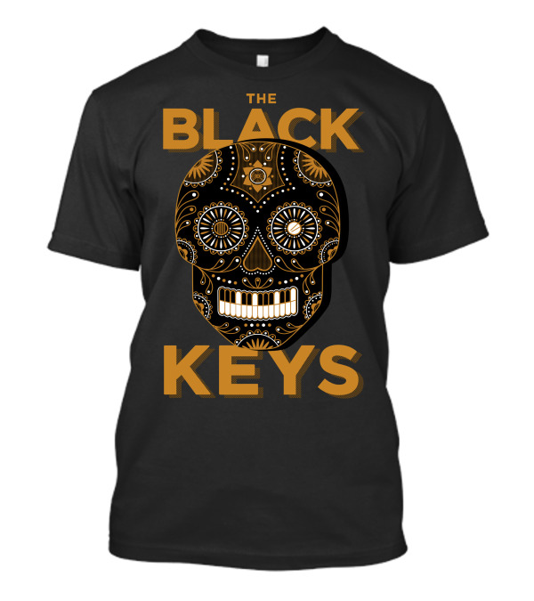 The Black Keys Skull Dia De Los Muertos T-Shirt