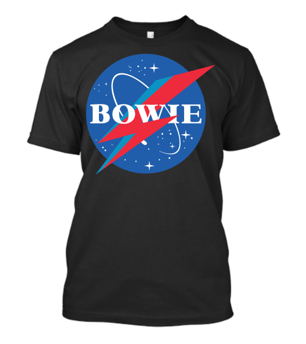 Bowie Space Lightning Bolt Nasa T-Shirt