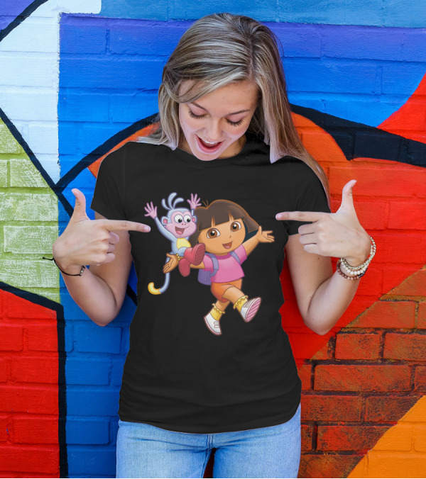 Cartoon Png Transparent Dora And Boots Adventure T-Shirt