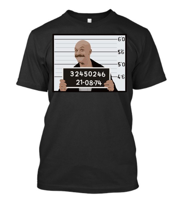Charles Bronson Mugshot Prisoner 32450246 21-08-74 T-Shirt