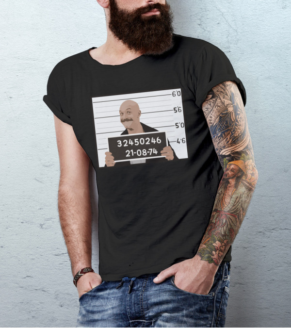 Charles Bronson Mugshot Prisoner 32450246 21-08-74 T-Shirt