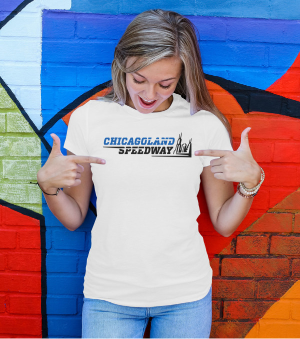 CHICAGOLAND SPEEDWAY Skyline T-Shirt