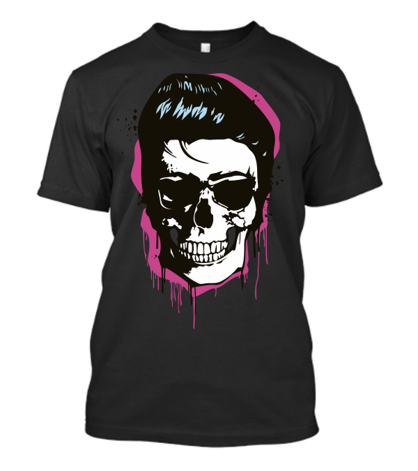Cool Skull With Iconic Hair T-Shirt