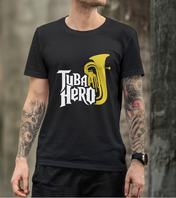 Tuba Hero Cool Design Tuba Iconic T-Shirt