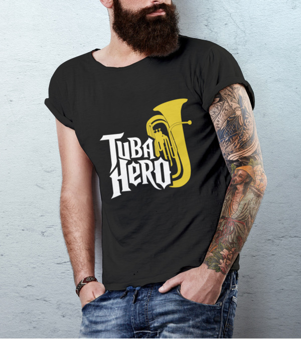 Tuba Hero Cool Design Tuba Iconic T-Shirt