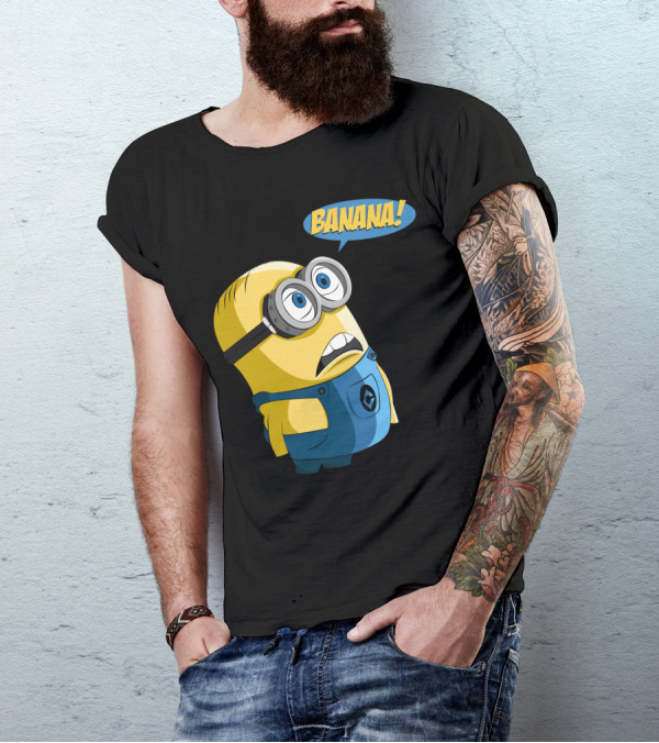 Minion Banana Funny Despicable Me Character T-Shirt