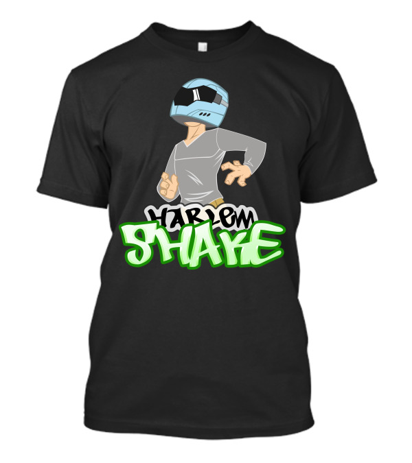 Harlem Shake Funny Helmet Dance T-Shirt