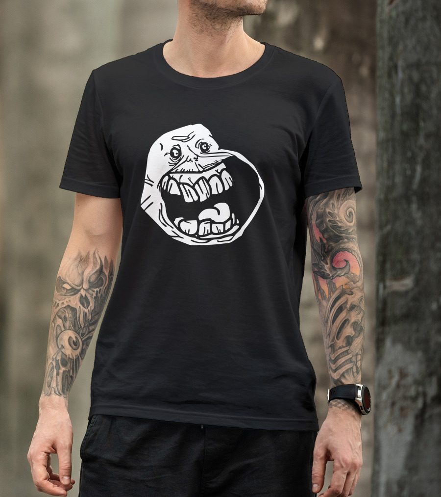 Forever Alone Meme Face T-Shirt
