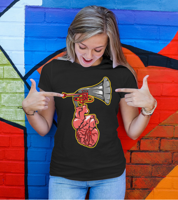 Heart Of Music Lifeline Trumpet Fusion T-Shirt