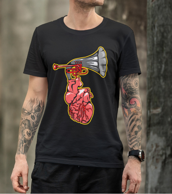 Heart Of Music Lifeline Trumpet Fusion T-Shirt