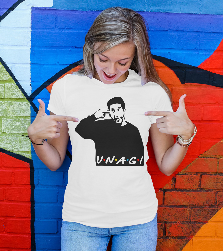 Joey Tribbiani Friends Unagi Gesture Iconic Scene T-Shirt