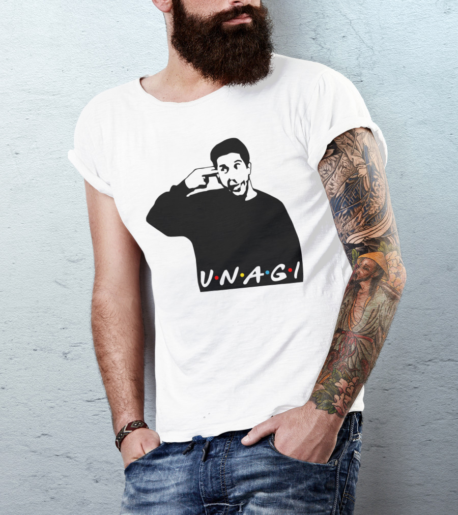 Joey Tribbiani Friends Unagi Gesture Iconic Scene T-Shirt