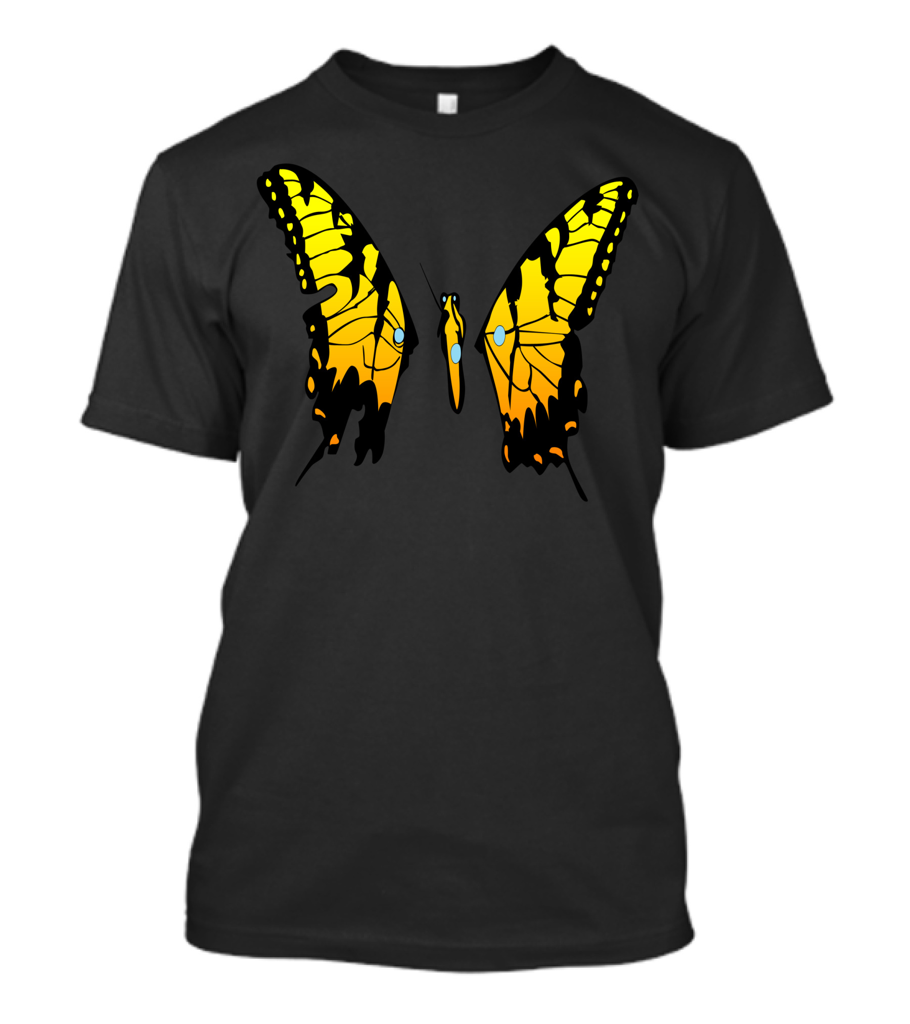 Yellow Butterfly Beauty Look T-Shirt