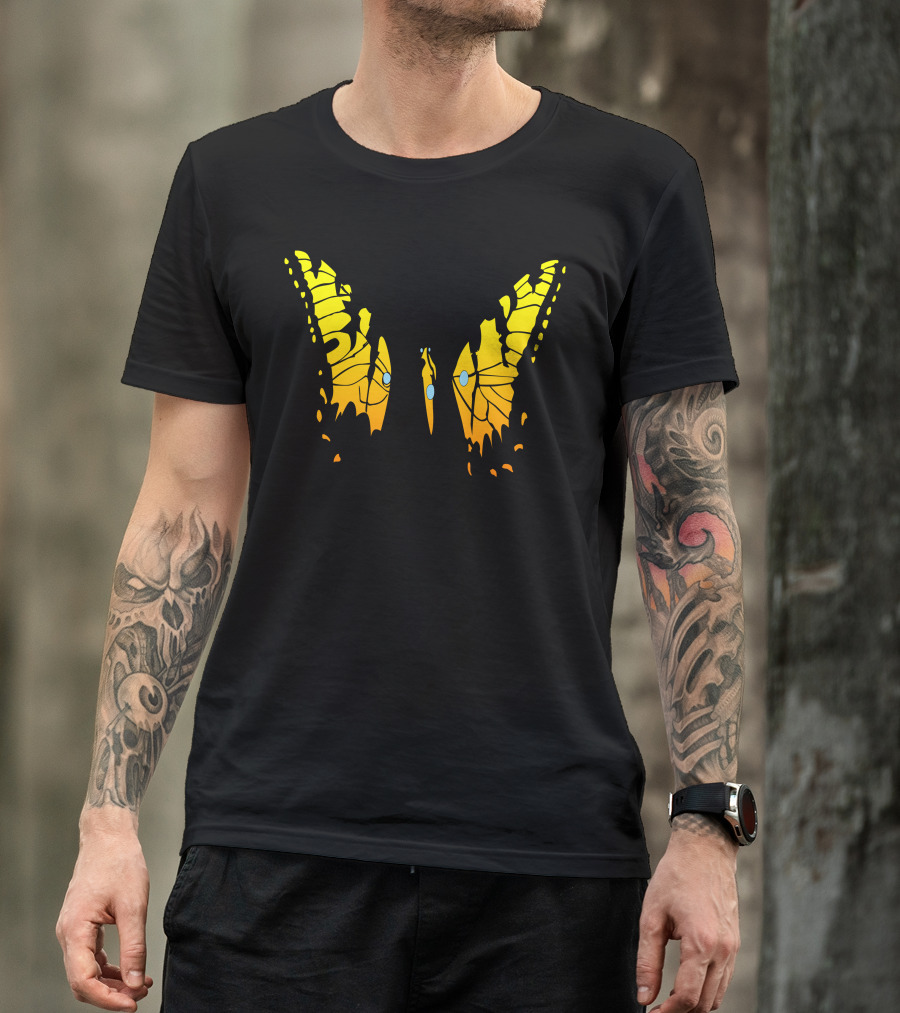 Yellow Butterfly Beauty Look T-Shirt