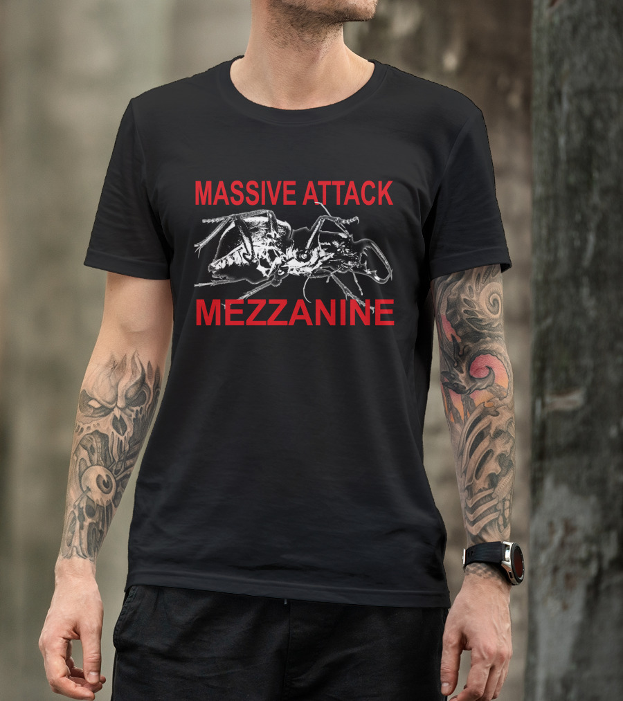 Massive Attack Mezzanine Album Artwork Ant T-Shirt