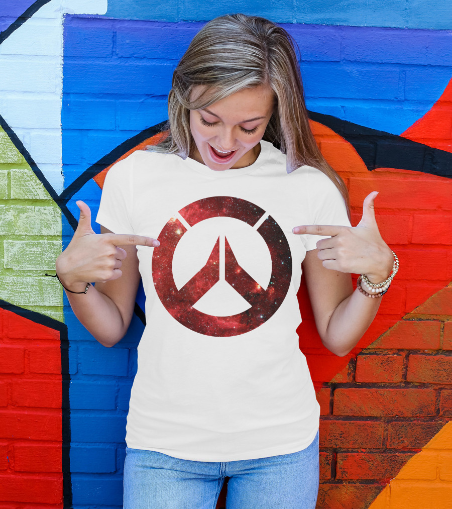 Overwatch Galaxy Space Nebula Emblem T-Shirt