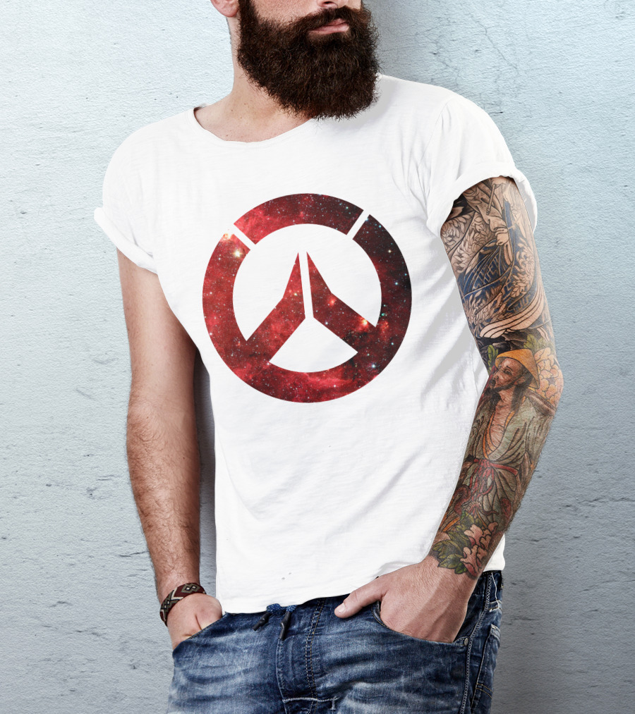 Overwatch Galaxy Space Nebula Emblem T-Shirt