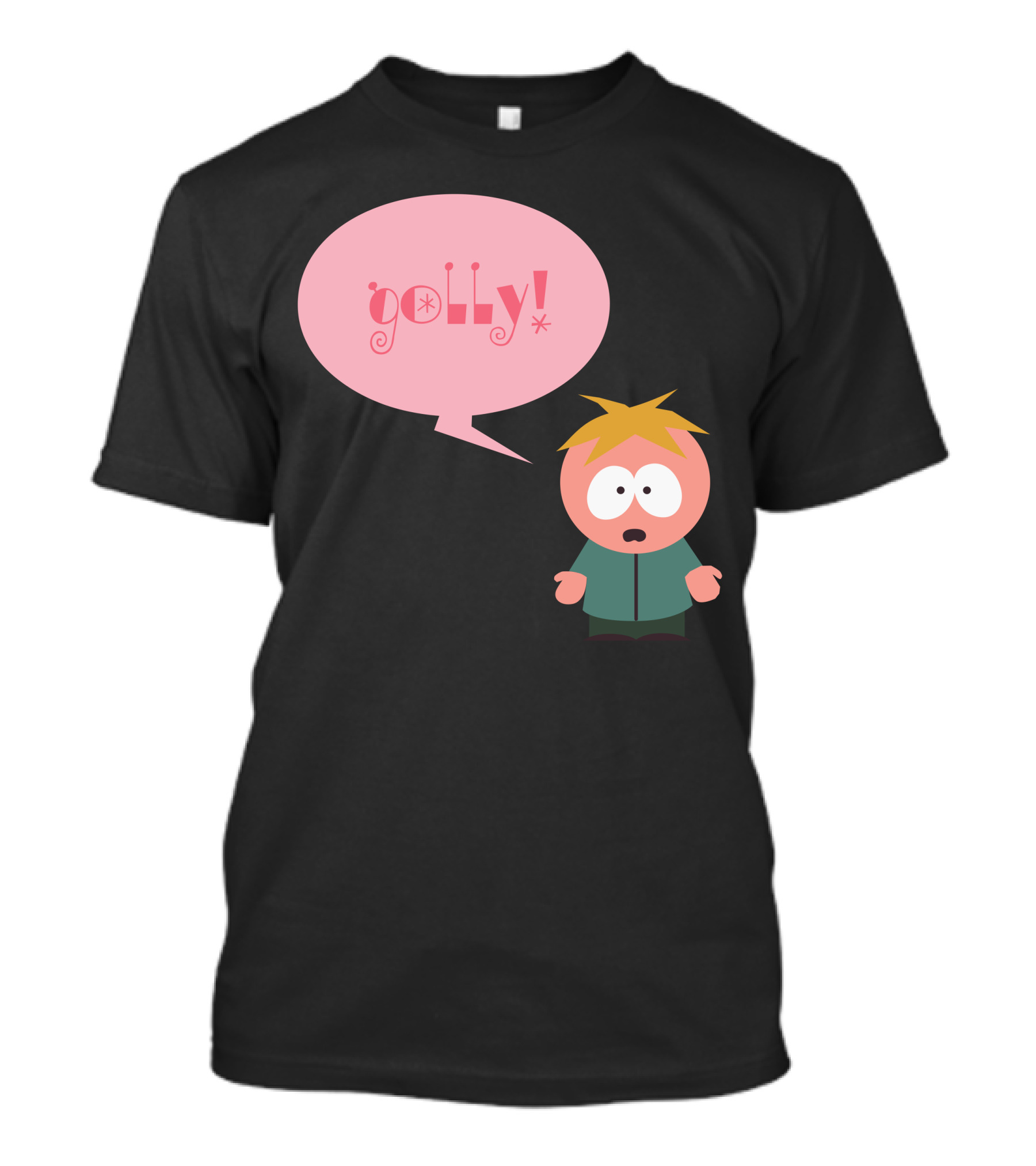 Golly Pink Butters Speech Bubble T-Shirt