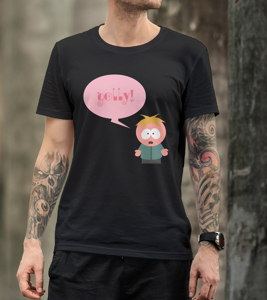 Golly Pink Butters Speech Bubble T-Shirt
