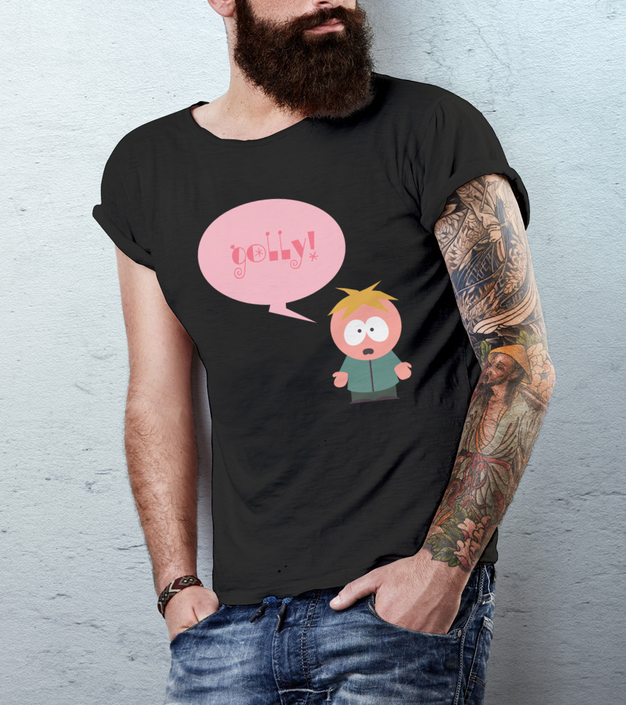 Golly Pink Butters Speech Bubble T-Shirt