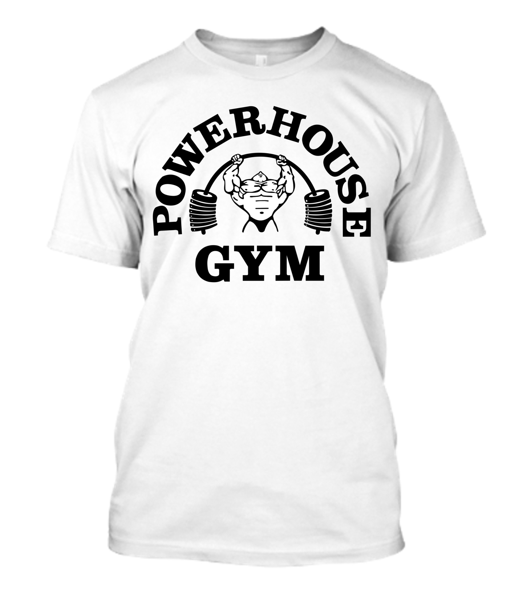 Powerhouse Gym Bodybuilder Lifting Dumbbells Fitness T-Shirt