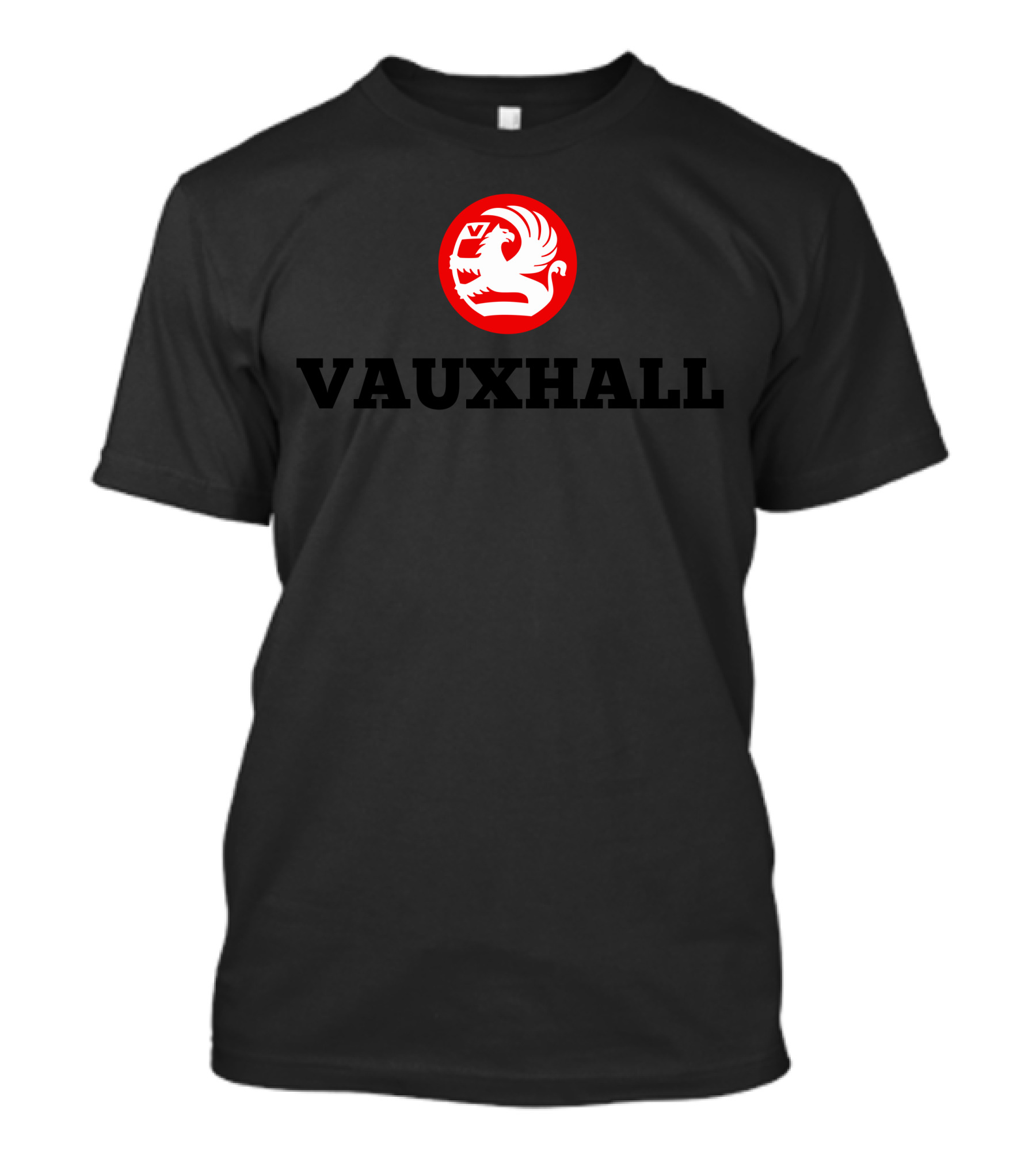 Vauxhall Griffin Logo Red And Black Emblem T-Shirt