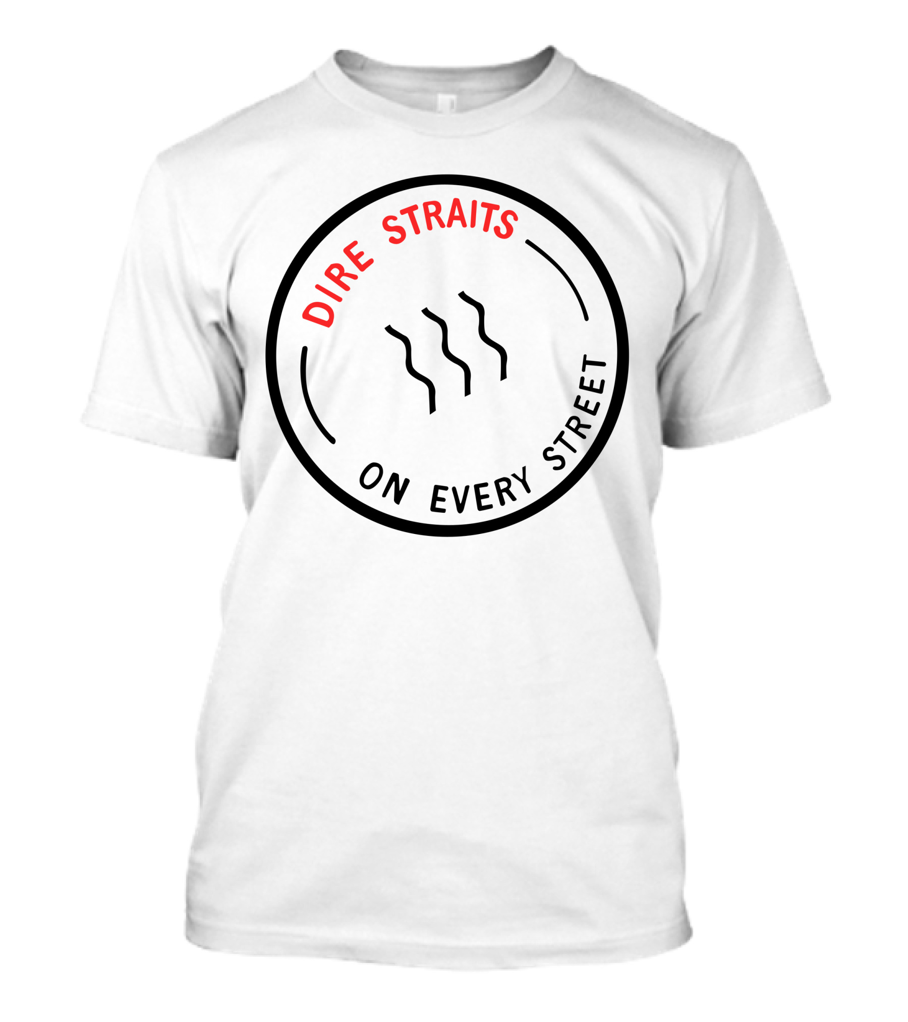 Dire Straits On Every Street Vintage Retro Appeal T-Shirt