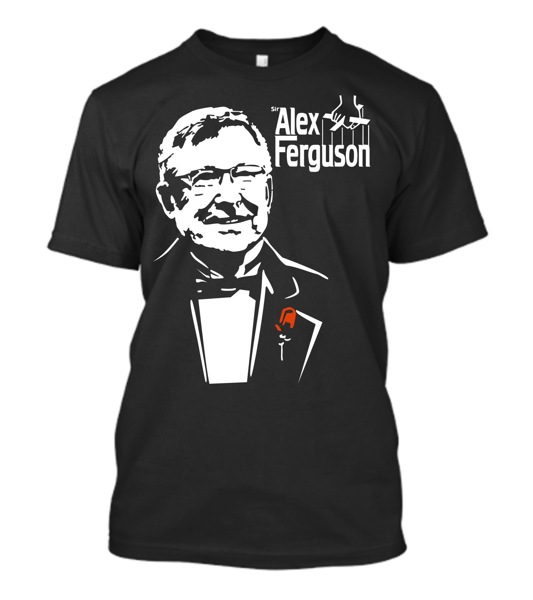 Sir Alex Ferguson Godfather Puppet T-Shirt