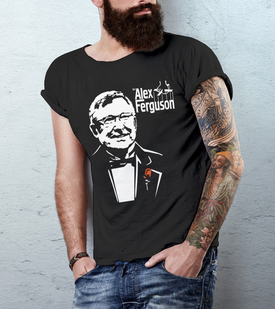 Sir Alex Ferguson Godfather Puppet T-Shirt