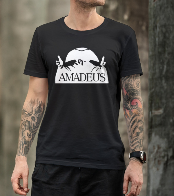Amadeus Movie Iconic Silhouette And Title T-Shirt