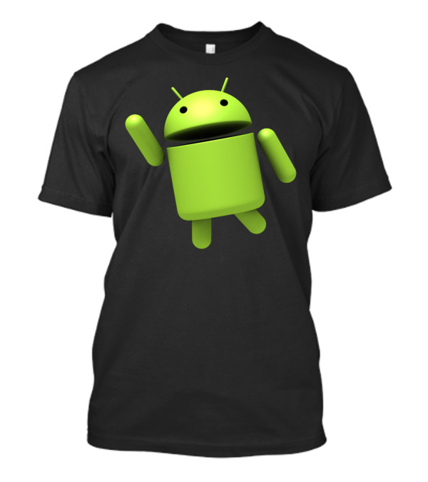 Android Robot Green Mascot T-Shirt