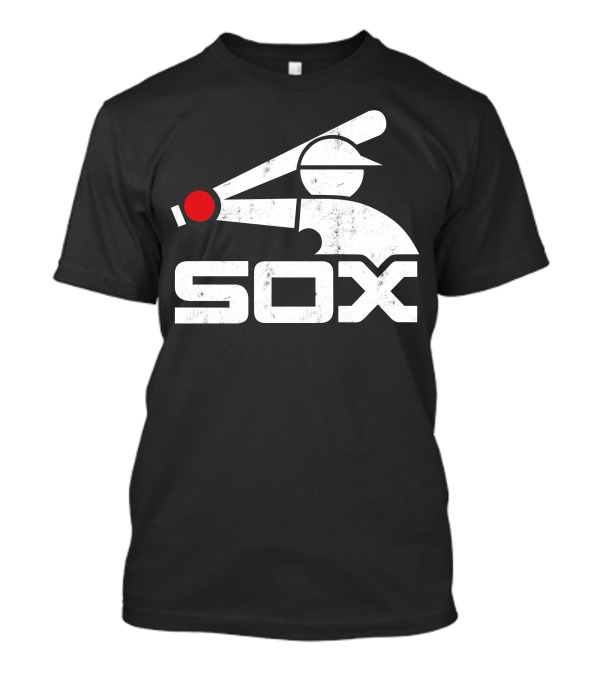 Sox Batter Silhouette With Red Ball T-Shirt