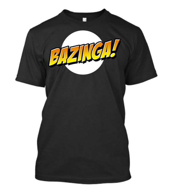 Bazinga Sheldon Cooper Circle T-Shirt