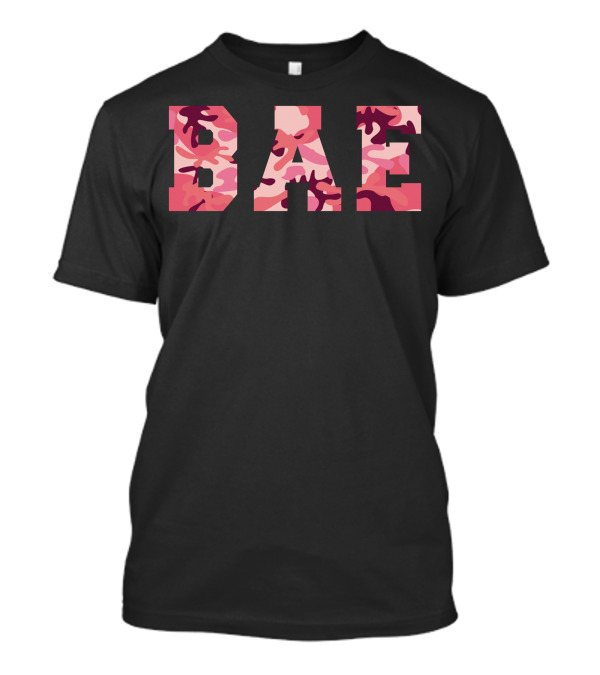 BAE Pink Camouflage Best Auntie Ever T-Shirt